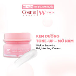 Kem dưỡng Tone-up – mờ nám Wskin Snowise Brightening Cream (kem ngày)