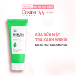 Sữa rửa mặt trà xanh WSKIN Green Tea Foam Cleanser