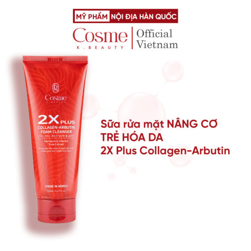 SỮA RỬA MẶT NÂNG CƠ TRẺ HÓA DA 2X Plus Collagen-Arbutin